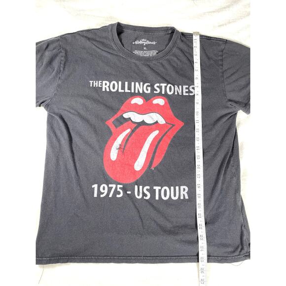 Rolling Stones 1975 Tour Tee Black XL – 2021 Licensed - Picture 4 of 6